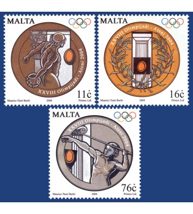 MALTA STAMPS OLYMPIC GAMES - ATHENS 2004