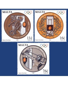 MALTA STAMPS OLYMPIC GAMES - ATHENS 2004