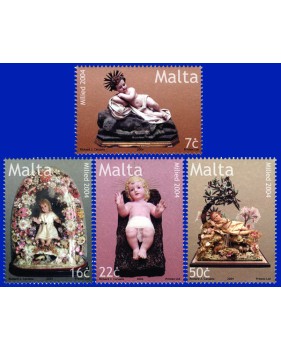 MALTA STAMPS CHRISTMAS 2004