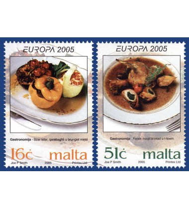 MALTA STAMPS EUROPA 2005