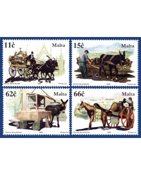 MALTA STAMPS EQUINES