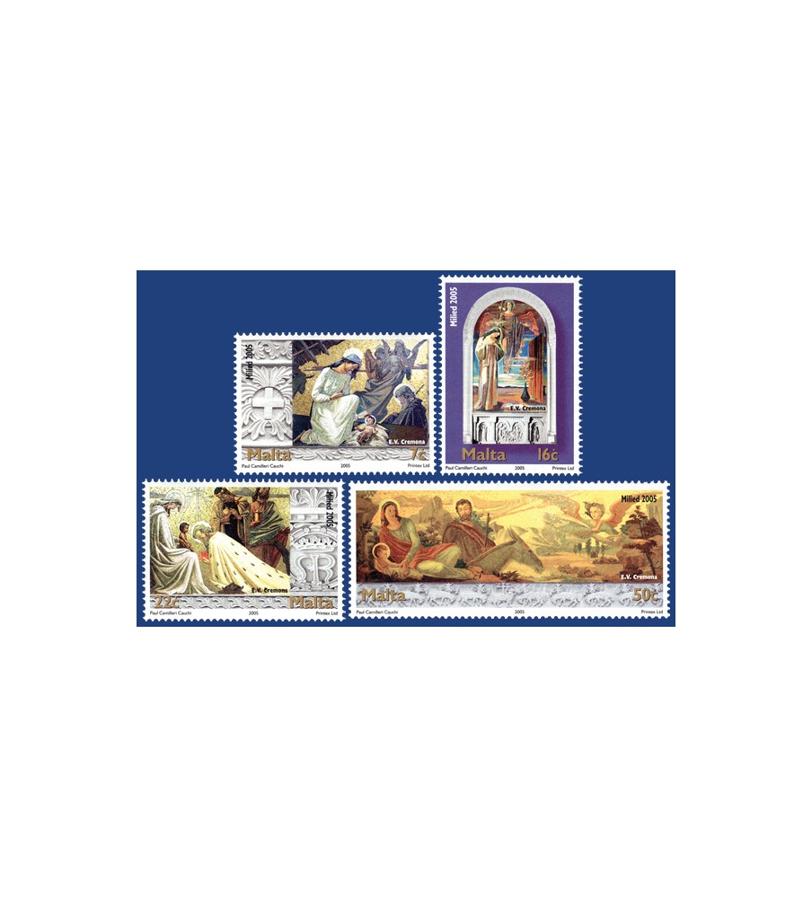 2005 Oct 12 MALTA STAMPS CHRISTMAS 2005