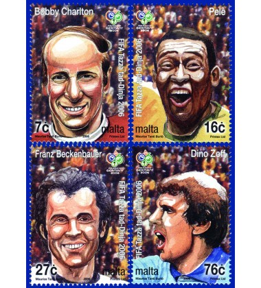 MALTA STAMPS FIFA WORLD CUP 2006