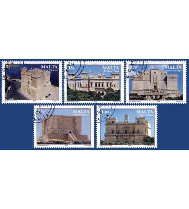 MALTA STAMPS CASTLES & TOWERS