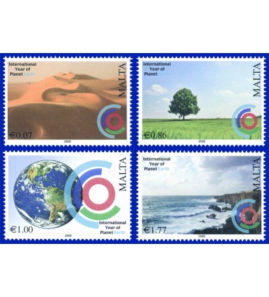 MALTA STAMPS YEAR OF PLANET EARTH
