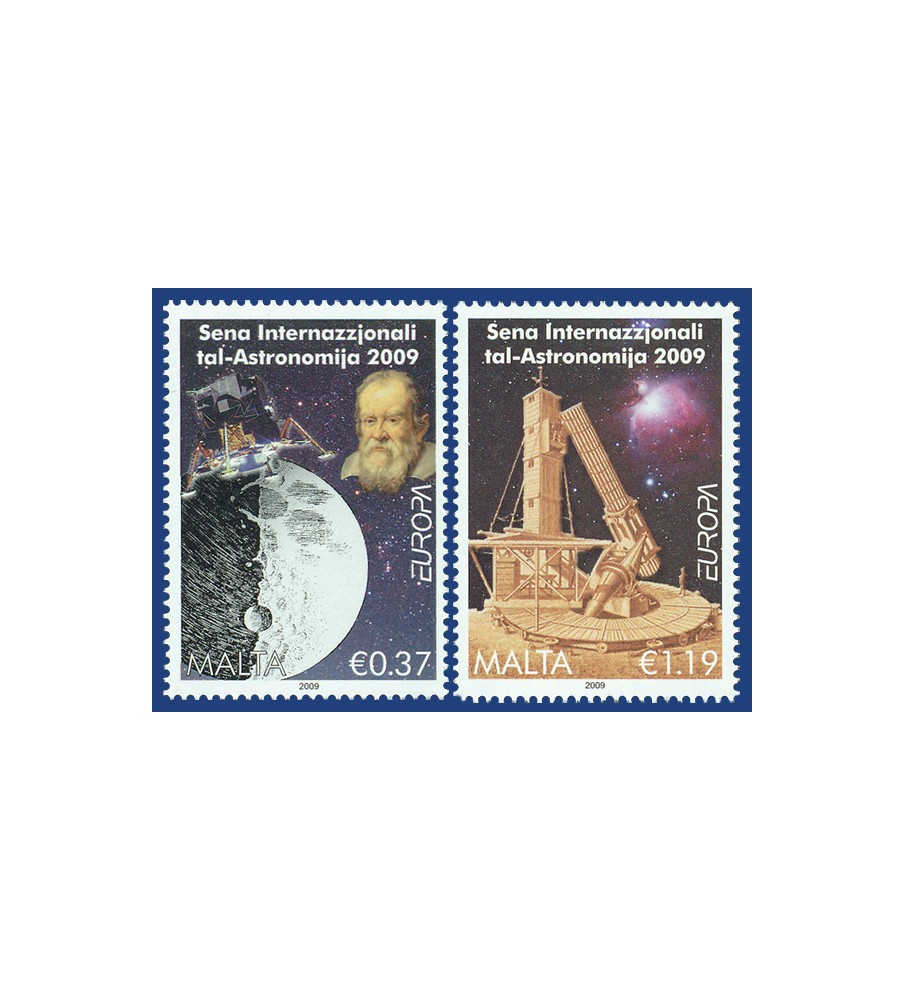 2009 May 09 MALTA STAMPS EUROPA - ASTRONOMY 09