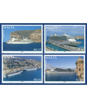MALTA STAMPS MARITIME CRUISE LINERS - 2009