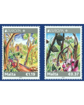 MALTA STAMPS EUROPA 2011 - FORESTS