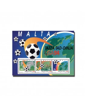 MALTA MINIATURE SHEET WORLD CUP - USA 1994