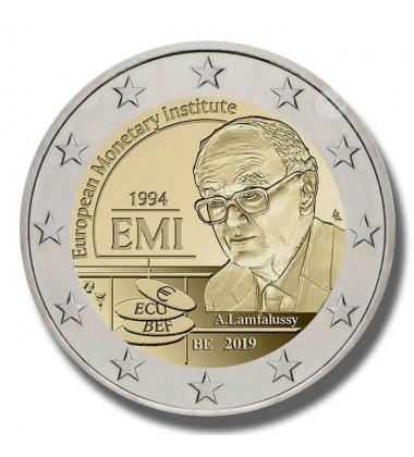 2019 BELGIUM EMI 2 EURO COMMEMORATIVE COIN