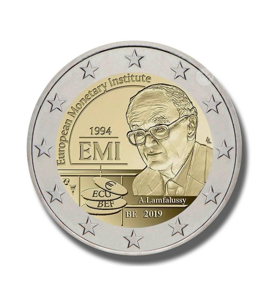 2019 BELGIUM EMI 2 EURO COMMEMORATIVE COIN