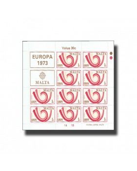 Europa 1973 Sheetlet of 10 stamps 02.06.73