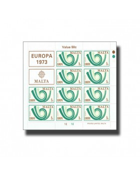 1973 Jun 02 Europa 1973 Sheetlet of 10 stamps