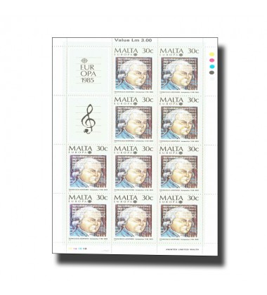 Europa 1985 Sheetlet of 10 stamps 25.04.85