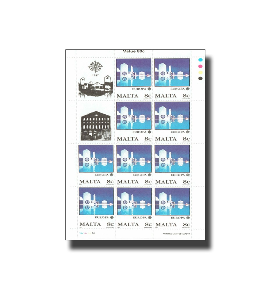 1987 Apr 15 Europa 1987 Sheetlet of 10 stamps