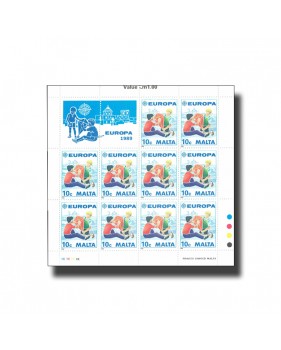 Europa 1989 Sheetlet of 10 stamps 06.05.89