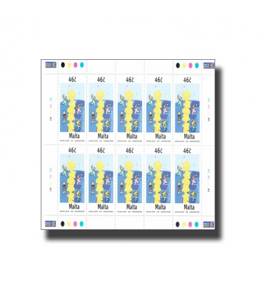 2000 May 09  Europa 2000 Sheetlet of 10 stamps