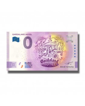 0 EURO SOUVENIR BANKNOTE GARDALAND HOTEL ITALY SECE 2020-1