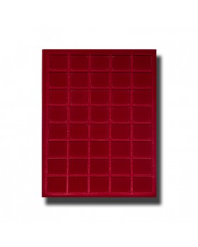 Red Coin Trays 6x30 30mm Coin Size