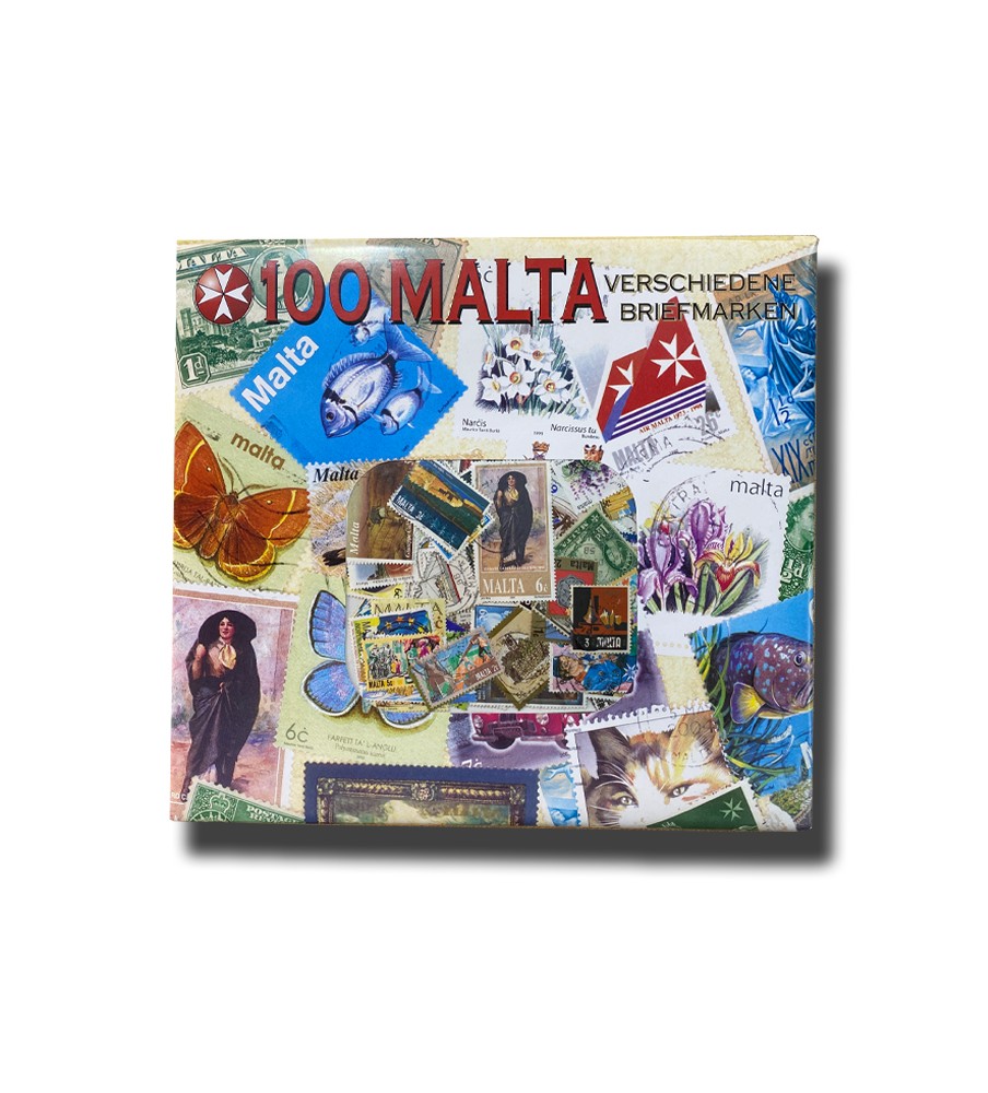 100 Malta Different Stamps