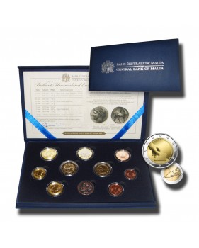 2011 MALTA - EURO COIN SET OF 10 COINS BRILLIANT UNCIRCULATED