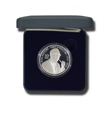2016 MALTA - LM10 DOM MINTOFF SILVER PROOF COIN