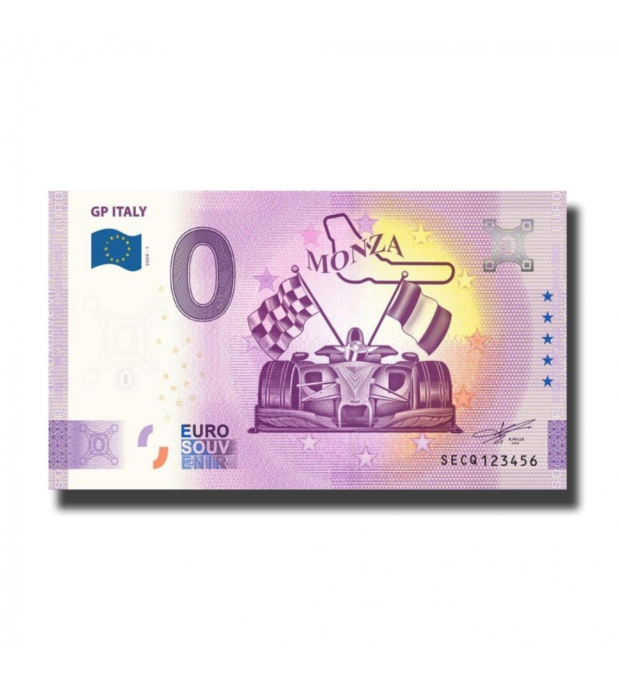 0 Euro Souvenir Banknote GP Italy SECQ 2020-1