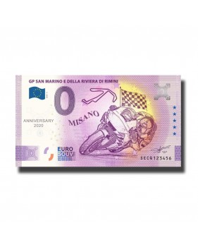 2020-3 Italy SECQ Anni. GP Della Riviera Di Rimini Euro Billet Souvenir Schein