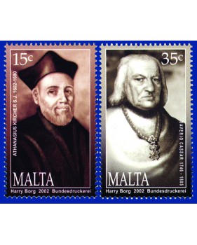 MALTA STAMPS PERSONALITIES 'A' NUMBERS ONLY - 15C & 35C