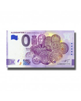 0 Euro Souvenir Banknote Aleksanteri I Finland LEBH 2020-1