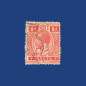 MALTA VARIETY STAMP KGV 1D VALUE SHOWING PRINTING SHIFT THUS HAVING TO