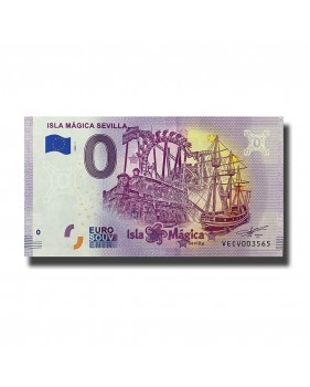 0 Euro Souvenir Banknote Isla Magica Sevilla Spain VECV 2020-1