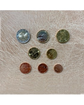 2001 Finland Euro Coin Set of 8 Coins Uncirculated