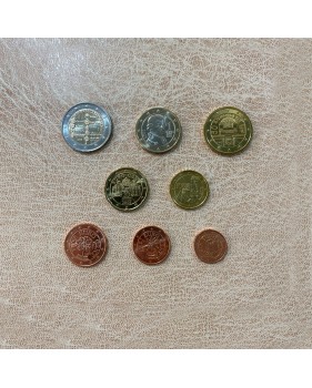 2005 Austria Euro Coin Set of 8 Coins Uncirculated