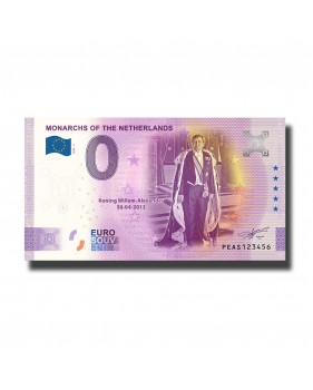 0 Euro Souvenir Banknote Monarchs Koning Willem - Alexander Netherlands PEAS 2020-9