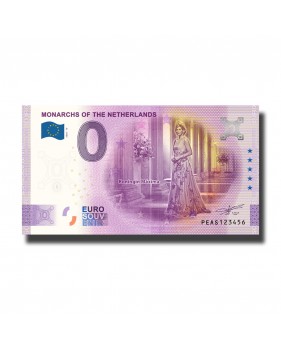 0 Euro Souvenir Banknote Monarchs Koningin Maxima Netherlands PEAS 2020-10