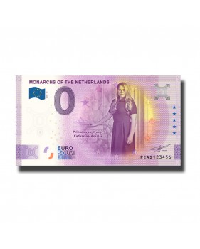 0 Euro Souvenir Banknote Monarchs Prinses Amalia Netherlands PEAS 2020-11