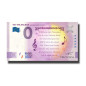 0 Euro Souvenir Banknote Wilhelmus Netherlands PEAZ 2020-1