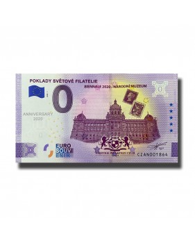 ANNIVERSARY 0 EURO SOUVENIR BANKNOTE POKLADY SVETOVE FILATELIE POLAND CZAN 2020-1