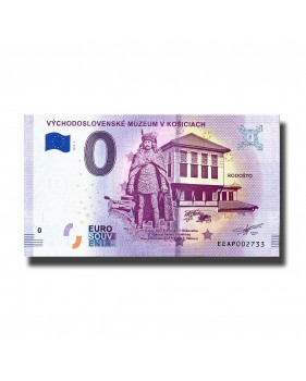 0 Euro Souvenir Banknote Vychodoslovenske Muzeum V Kosiciach Slovakia EEAP 2018-1