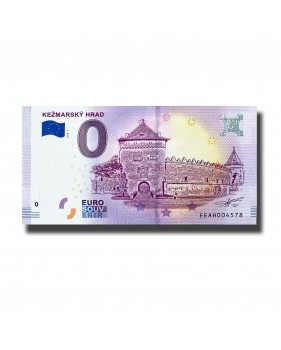 0 Euro Souvenir Banknote Kezmarsky Hrad Slovakia EEAH 2018-1