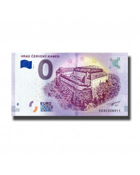 0 EURO SOUVENIR BANKNOTE HRAD CERVENY KAMEN SLOVAKIA EEAC 2018-1