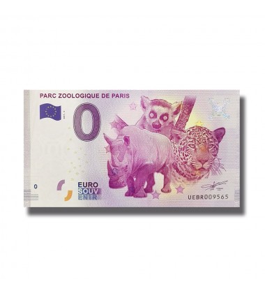France Parc Zoologique De Paris 0 Euro Banknote Uncirculated 004525