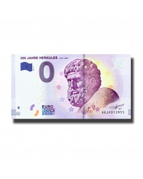 0 EURO SOUVENIR BANKNOTE 300 JAHRE HERKULES FRANCE XEJF  2017-2