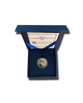 2011 MALTA - 2 EURO COMMEMORATIVE COIN PROOF