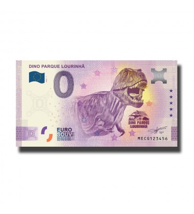 0 Euro Souvenir Banknote Dino Parque Lourinha Portugal MECG 2020-1