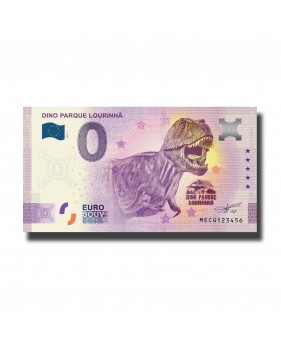 0 Euro Souvenir Banknote Dino Parque Lourinha Portugal MECG 2020-1