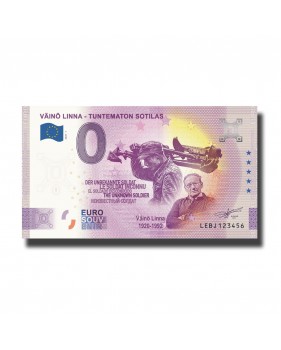 0 EURO SOUVENIR BANKNOTE VAINA LINNA FINLAND LEBJ 2020-1