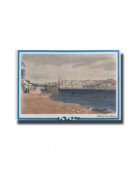 Malta Postcard Valletta From Sliema Progress Press Co.Ltd. New Unused