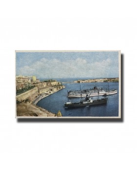 Malta Postcard Grand Harbour Valletta New Unused